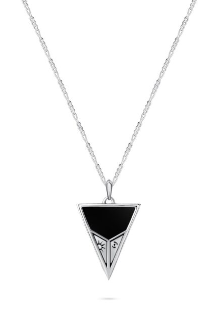 Black Triangle Necklace