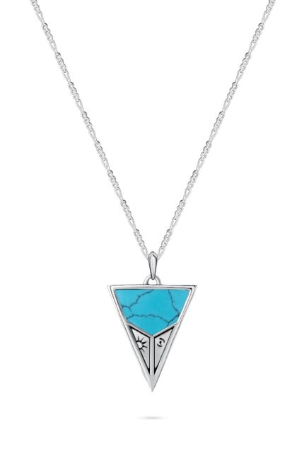 Turquoise Triangle Necklace