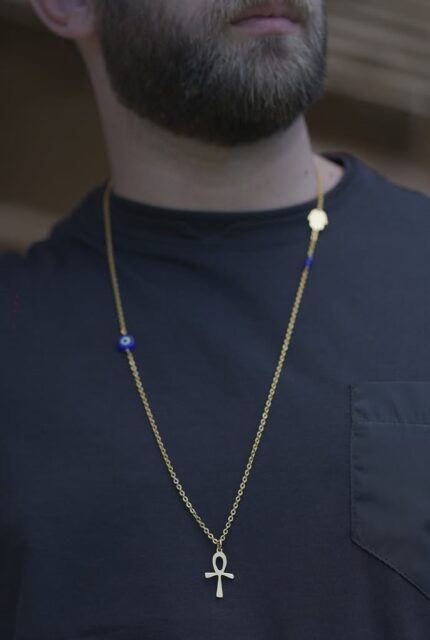 Life Key Gold Plated Necklace