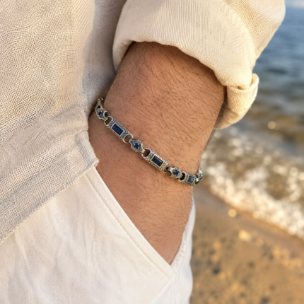 Azure Link Bracelet