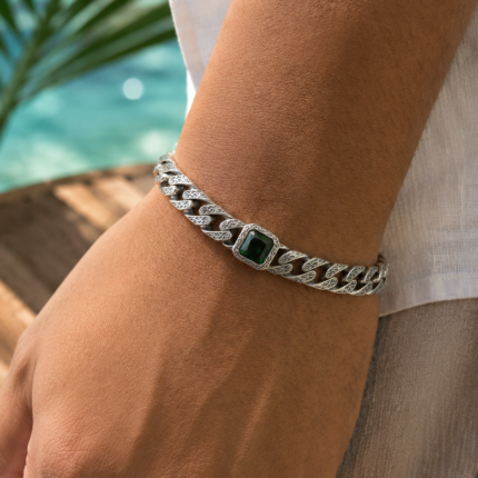 Emerald Crest Bracelet